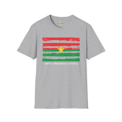 Burkina Faso strip unisex softstyle tee