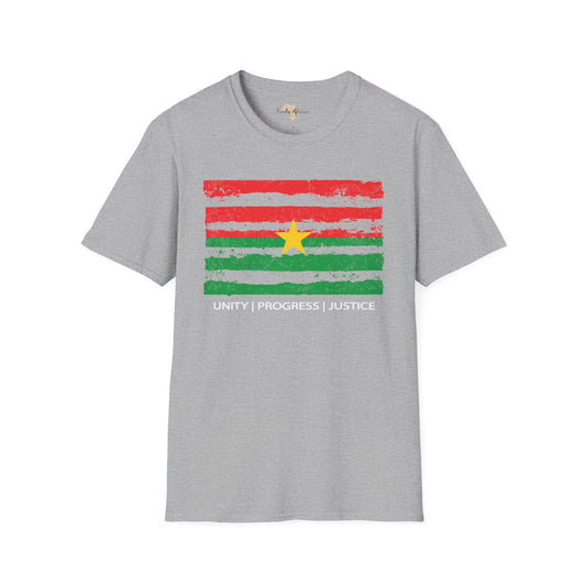 Burkina Faso strip unisex softstyle tee