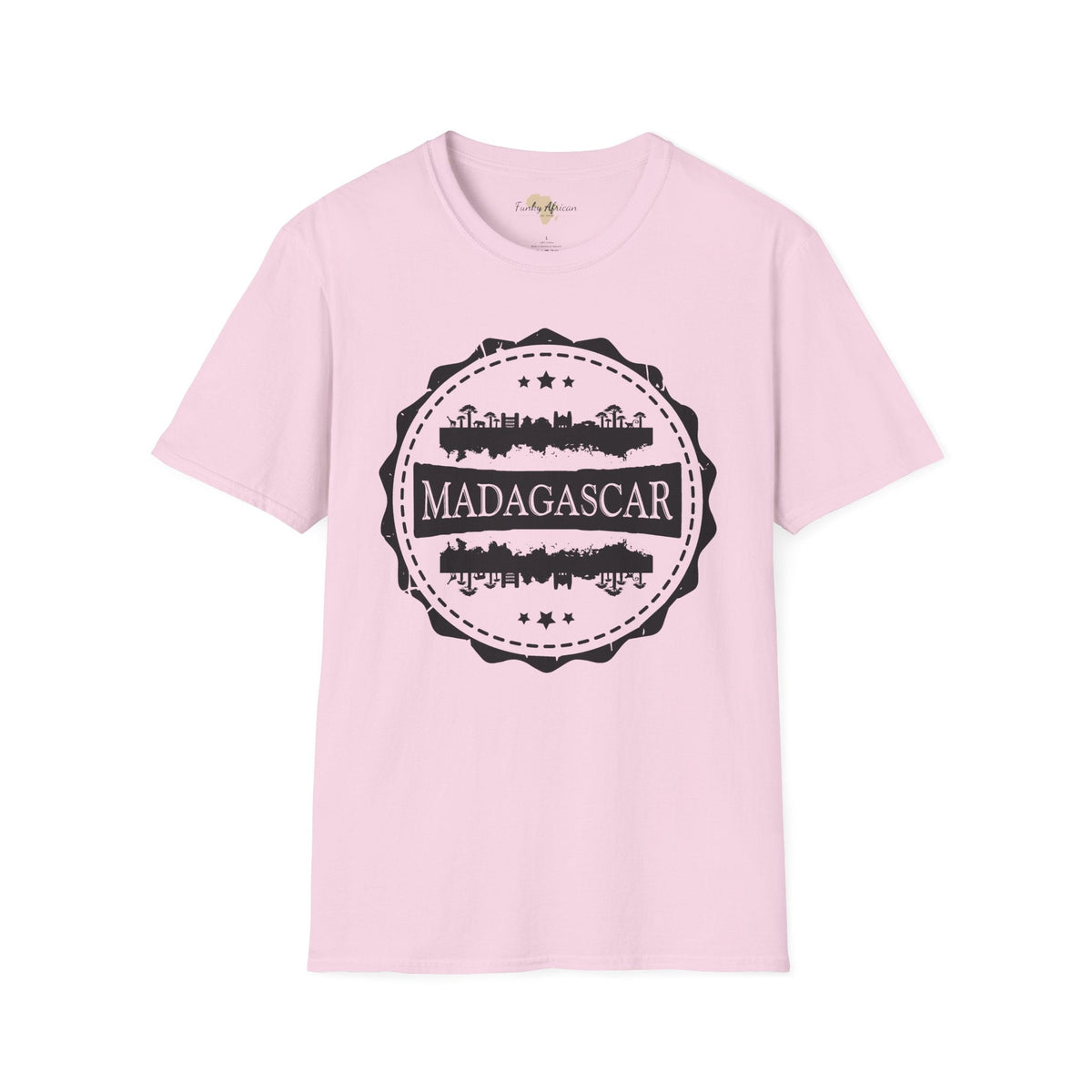 Madagascar Stamp unisex tee Funky African