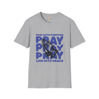 Pray with purpose unisex softstyle tee
