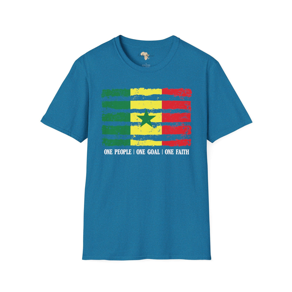 Senegal strip unisex softstyle tee Funky African