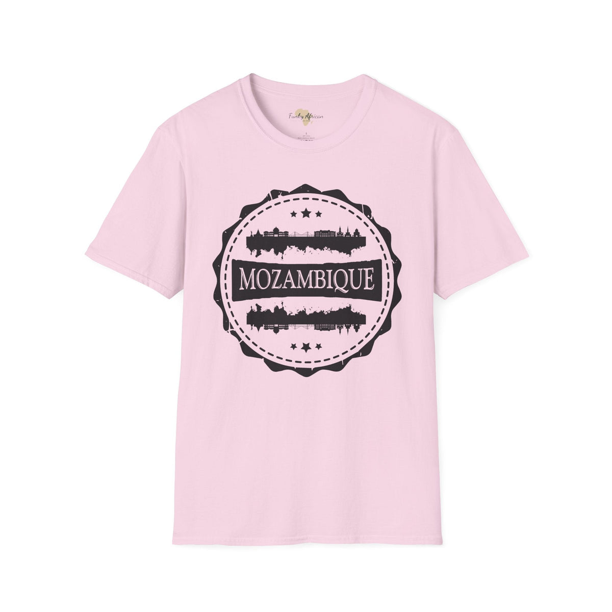 Mozambique Stamp unisex tee Funky African