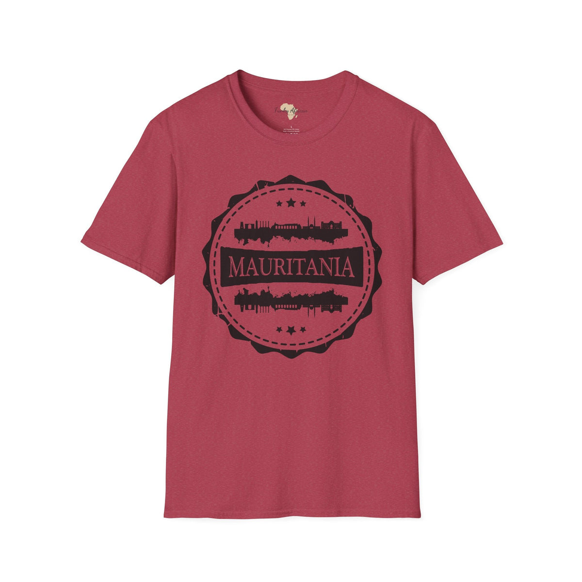 Mauritania Stamp unisex tee Funky African