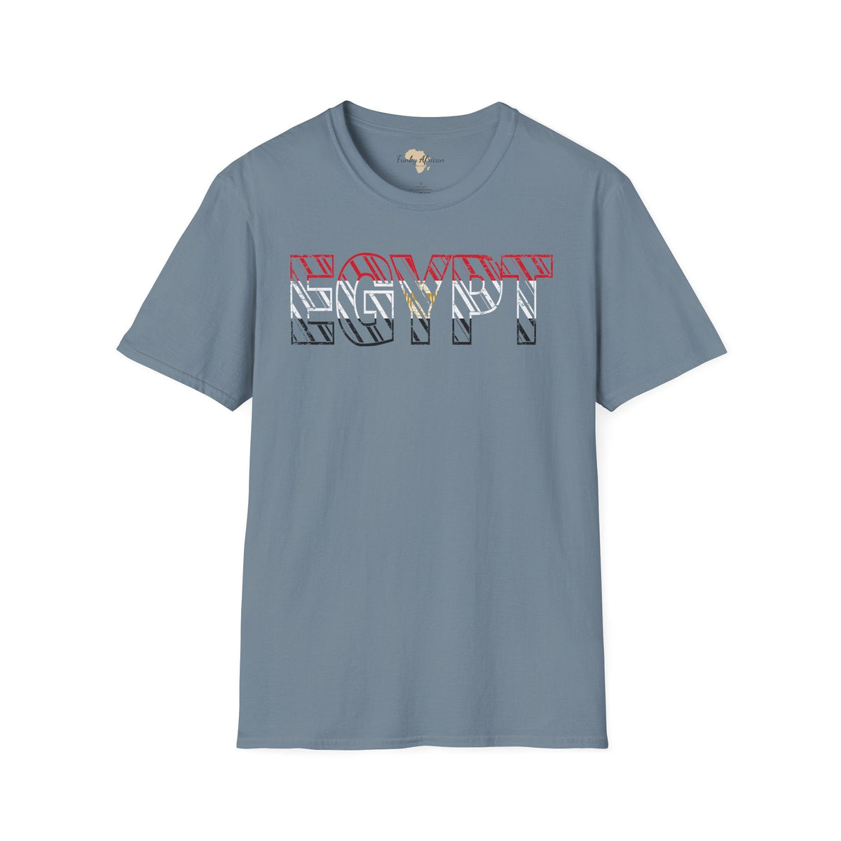 Egypt text unisex softstyle tee Funky African