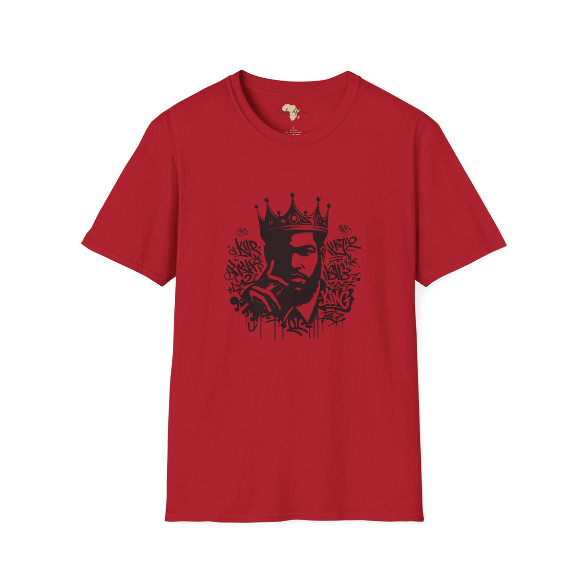 African King graffiti unisex softstyle tee Funky African