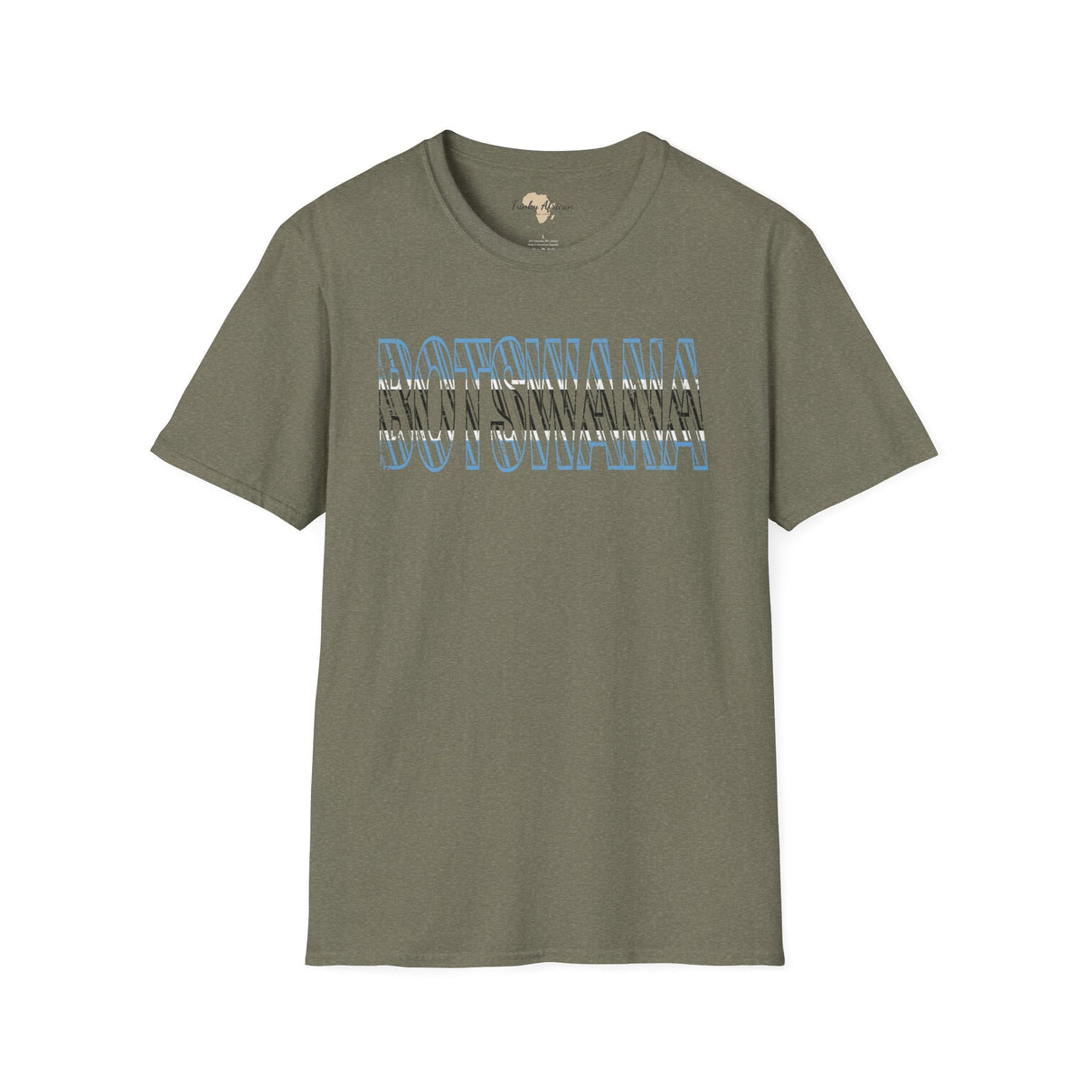 Botswana text unisex softstyle tee Funky African