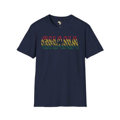 Ghana text unisex softstyle tee