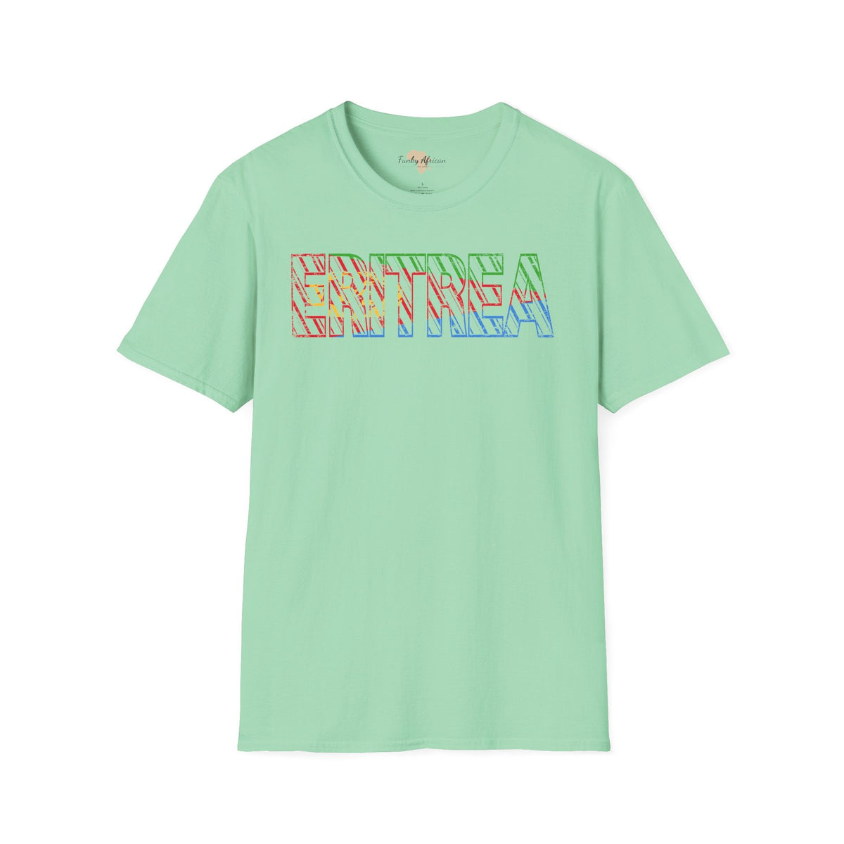 Eritrea text unisex softstyle tee Funky African