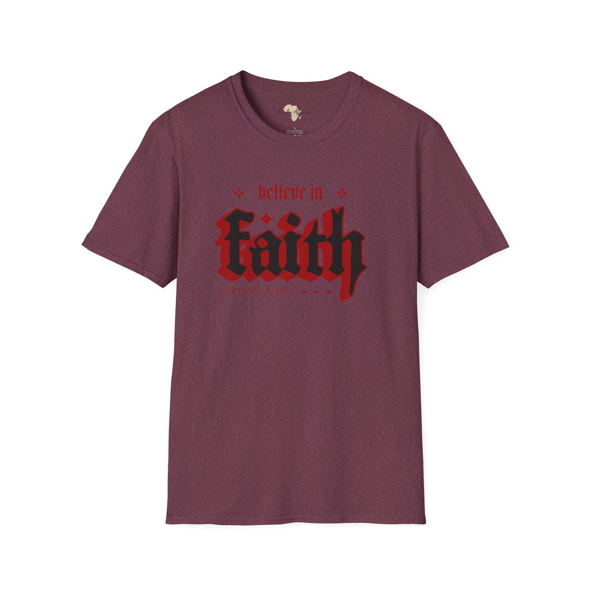 Believe unisex tee Funky African