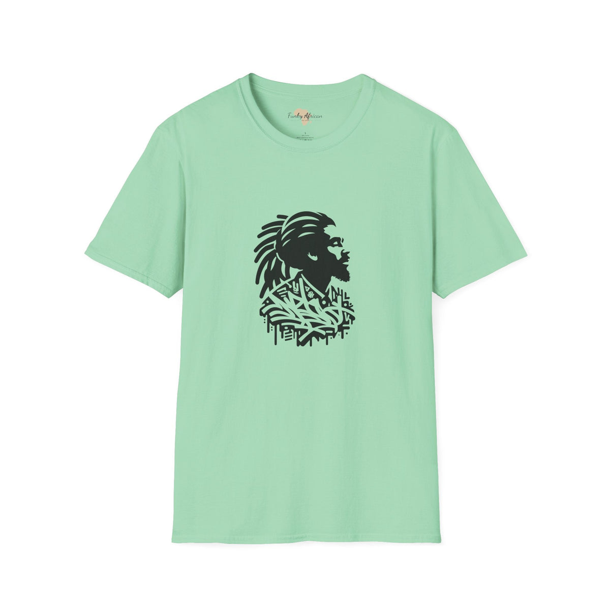 Funky graffiti unisex softstyle tee Funky African