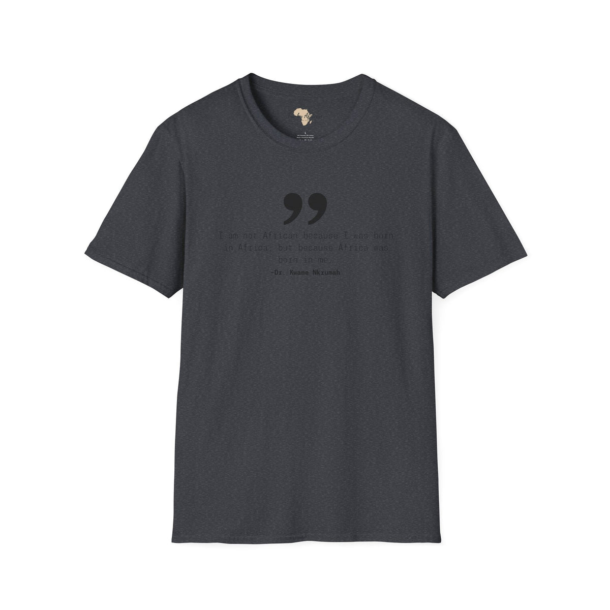 Africa in me unisex softstyle tee Funky African