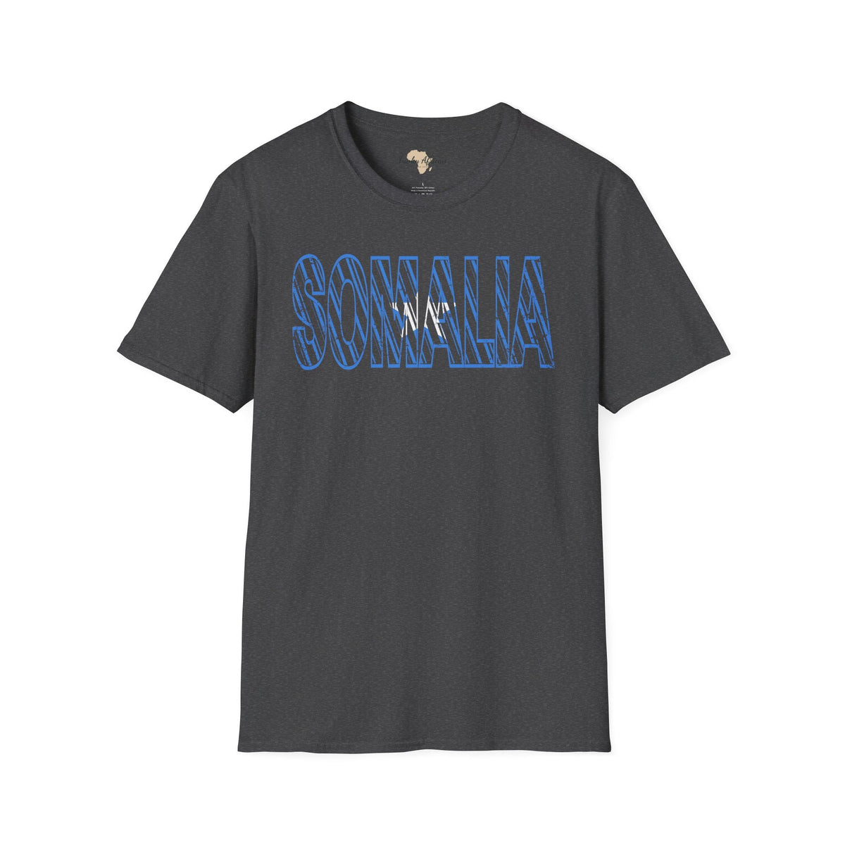 Somalia text unisex softstyle tee Funky African