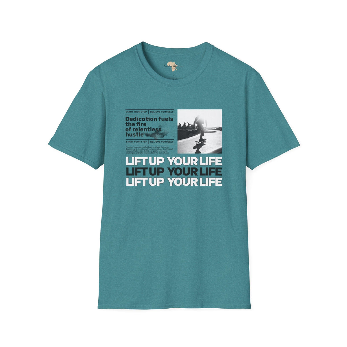 Lift up your life unisex tee Funky African