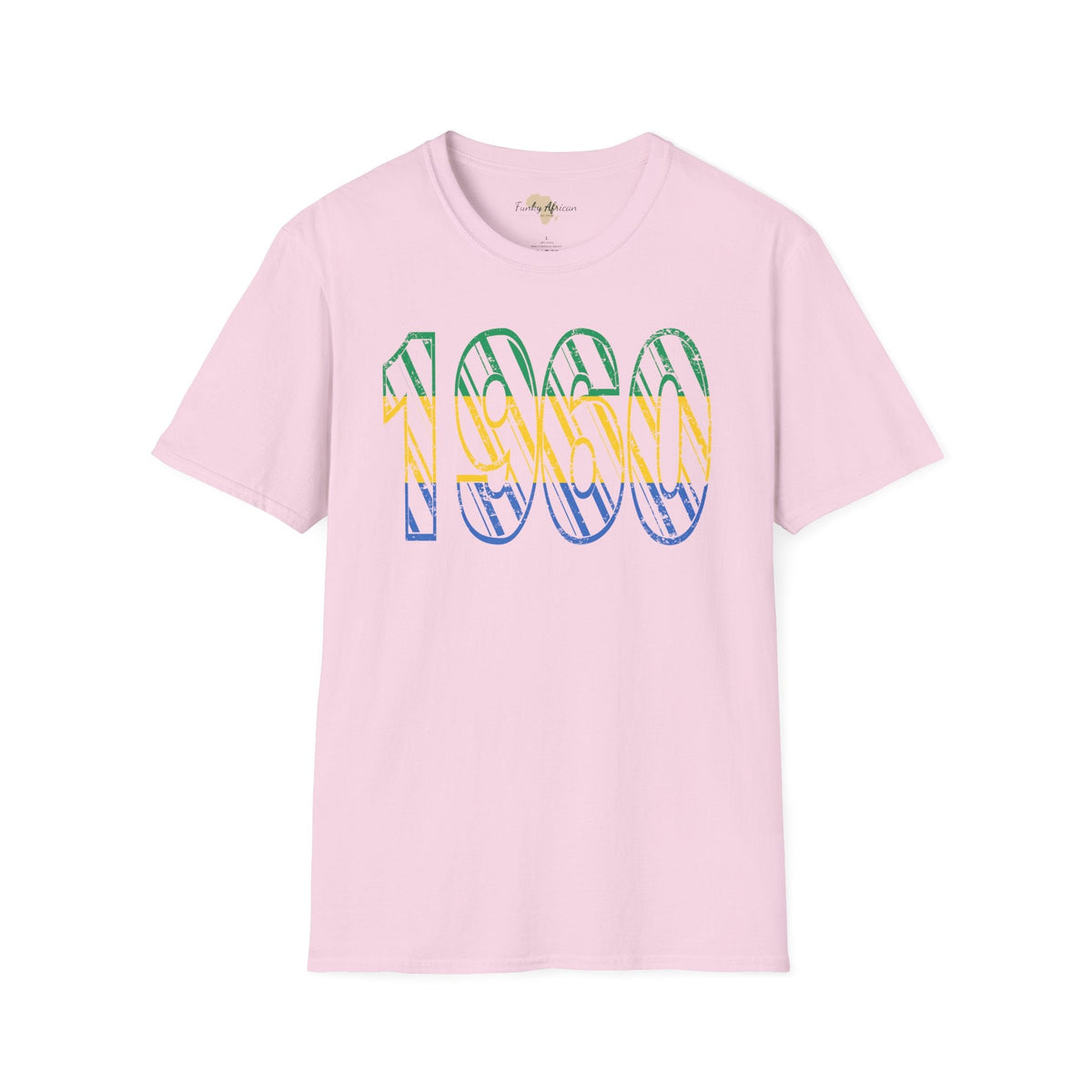 Gabon year unisex softstyle tee Funky African