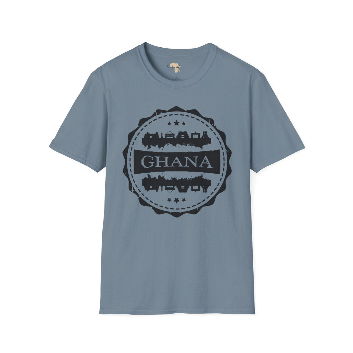 Ghana Stamp unisex tee Funky African