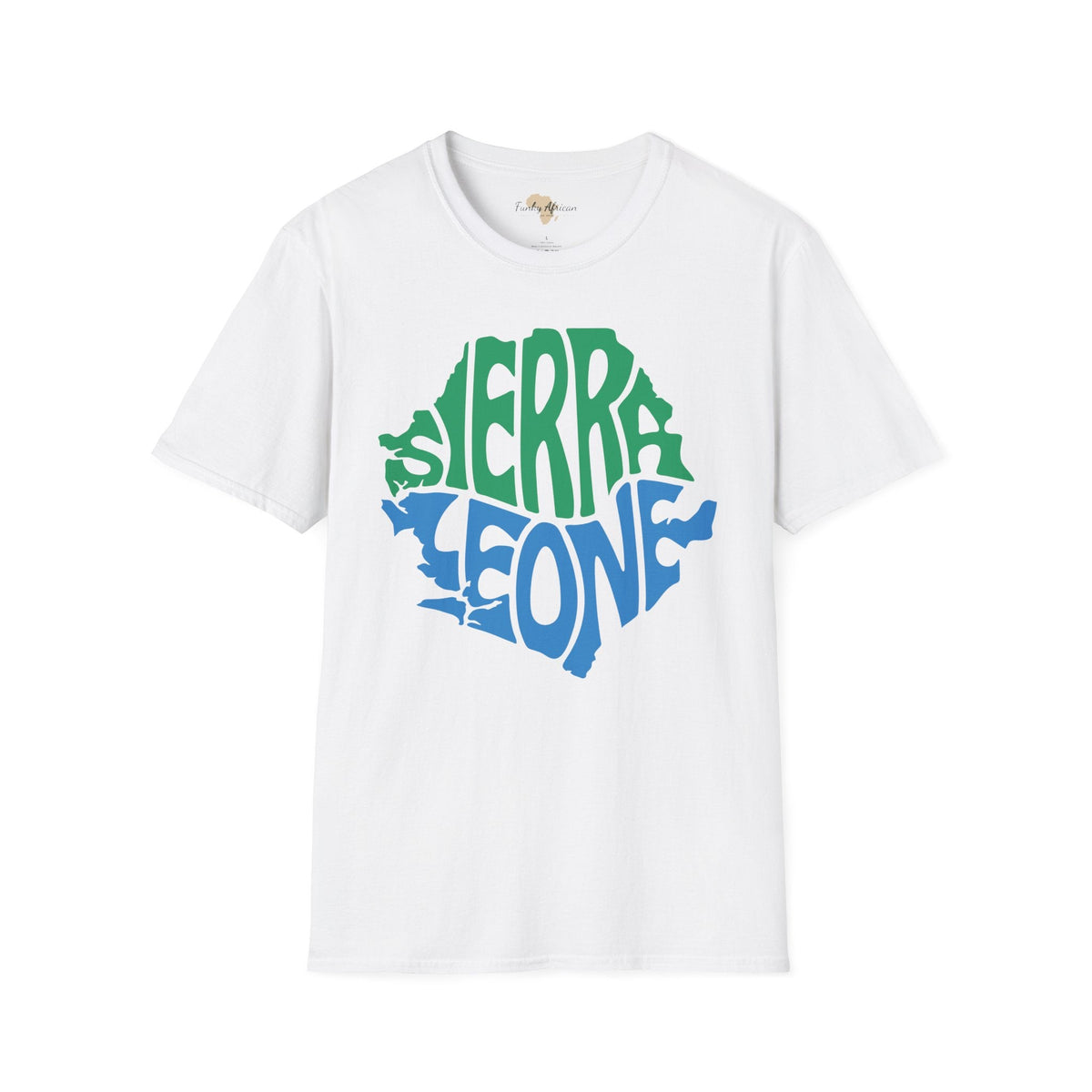 Sierra Leone cut unisex softstyle tee Funky African