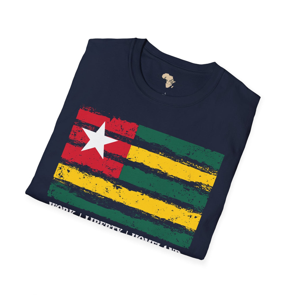 Togo strip unisex softstyle tee Funky African
