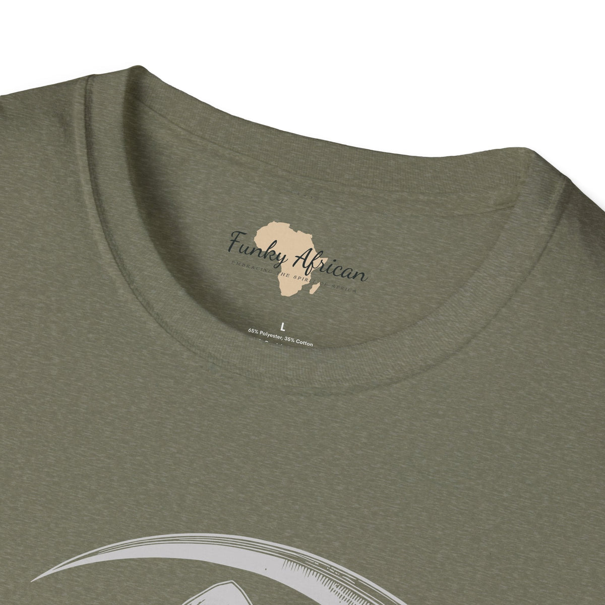 Live everyday unisex softstyle tee Funky African