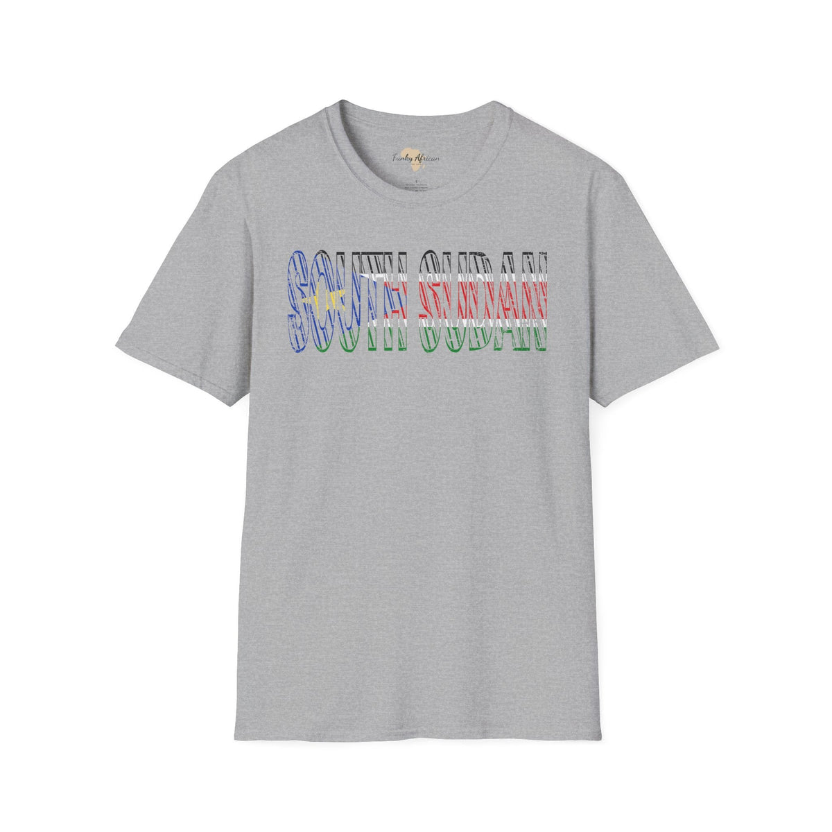 South Sudan text unisex softstyle tee Funky African