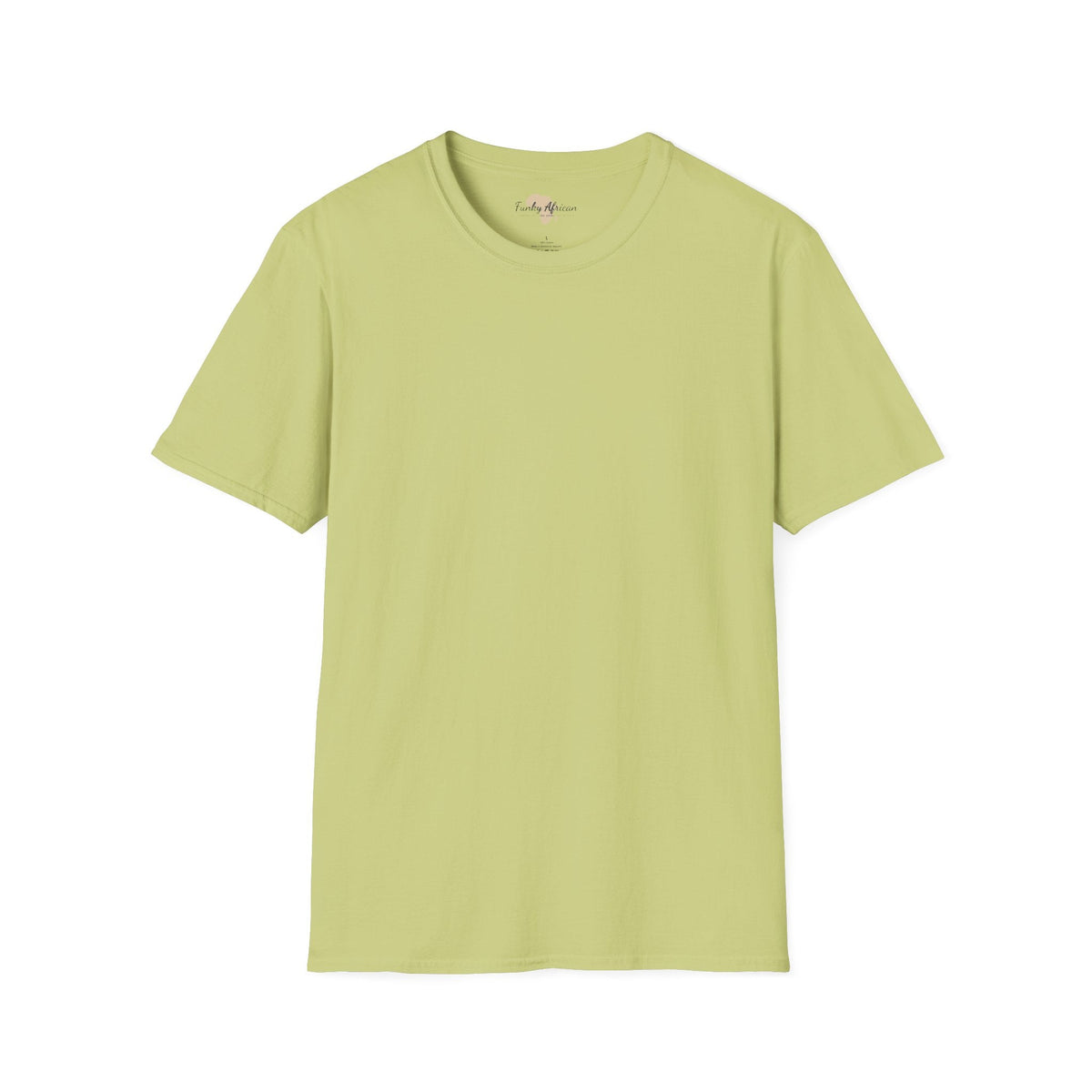 Blank unisex softstyle tee Funky African