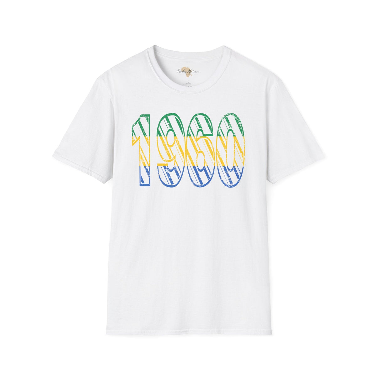 Gabon year unisex softstyle tee Funky African