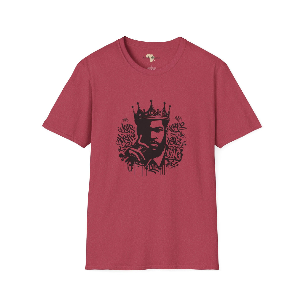 African King graffiti unisex softstyle tee Funky African