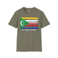 Comoros strip unisex softstyle tee