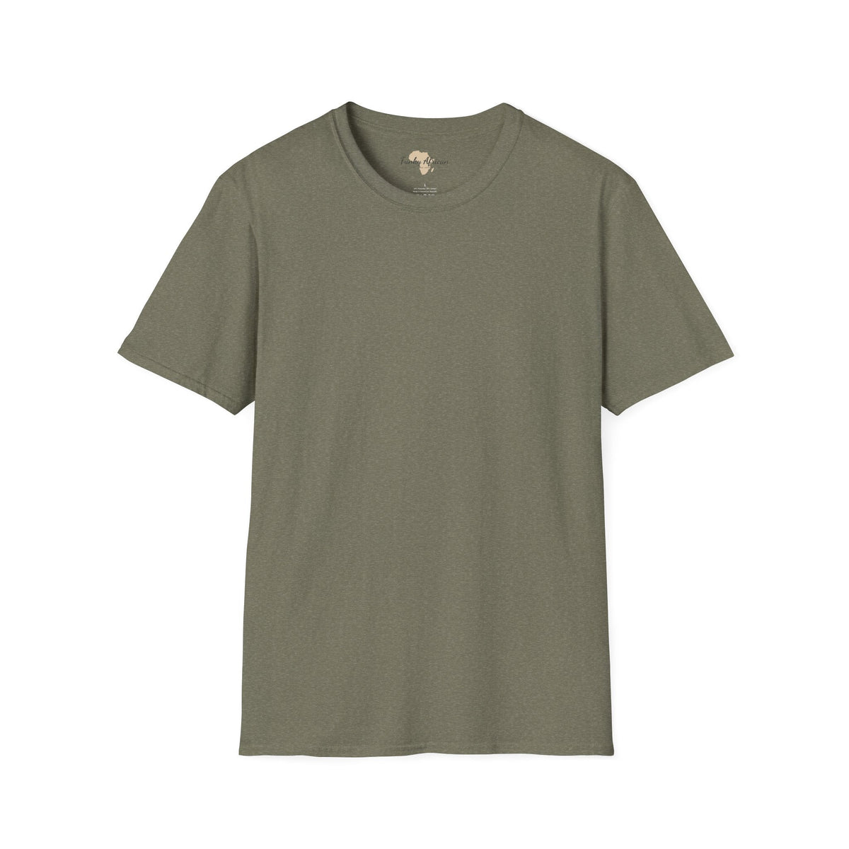 Blank unisex softstyle tee Funky African
