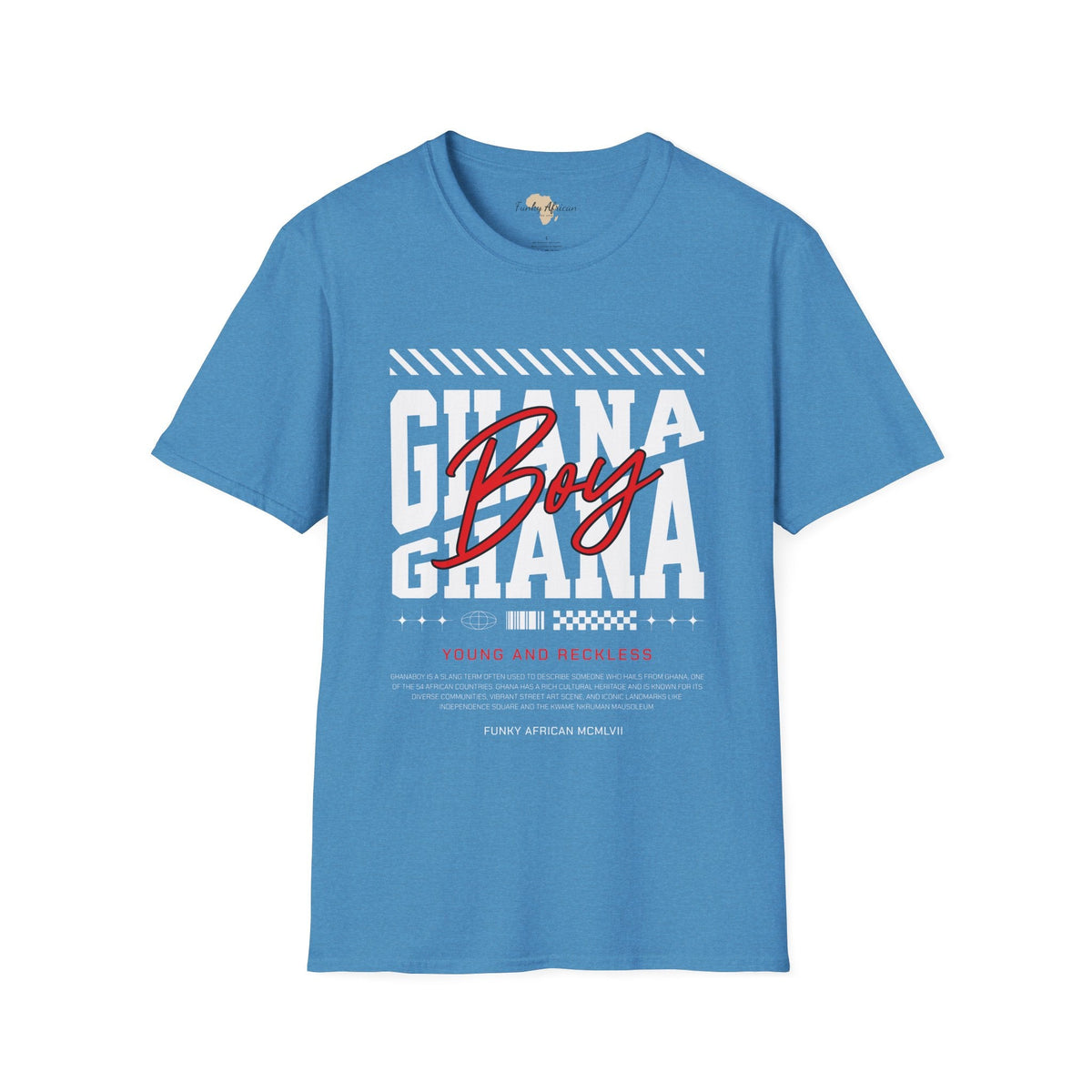 Ghana boy unisex softstyle tee Funky African
