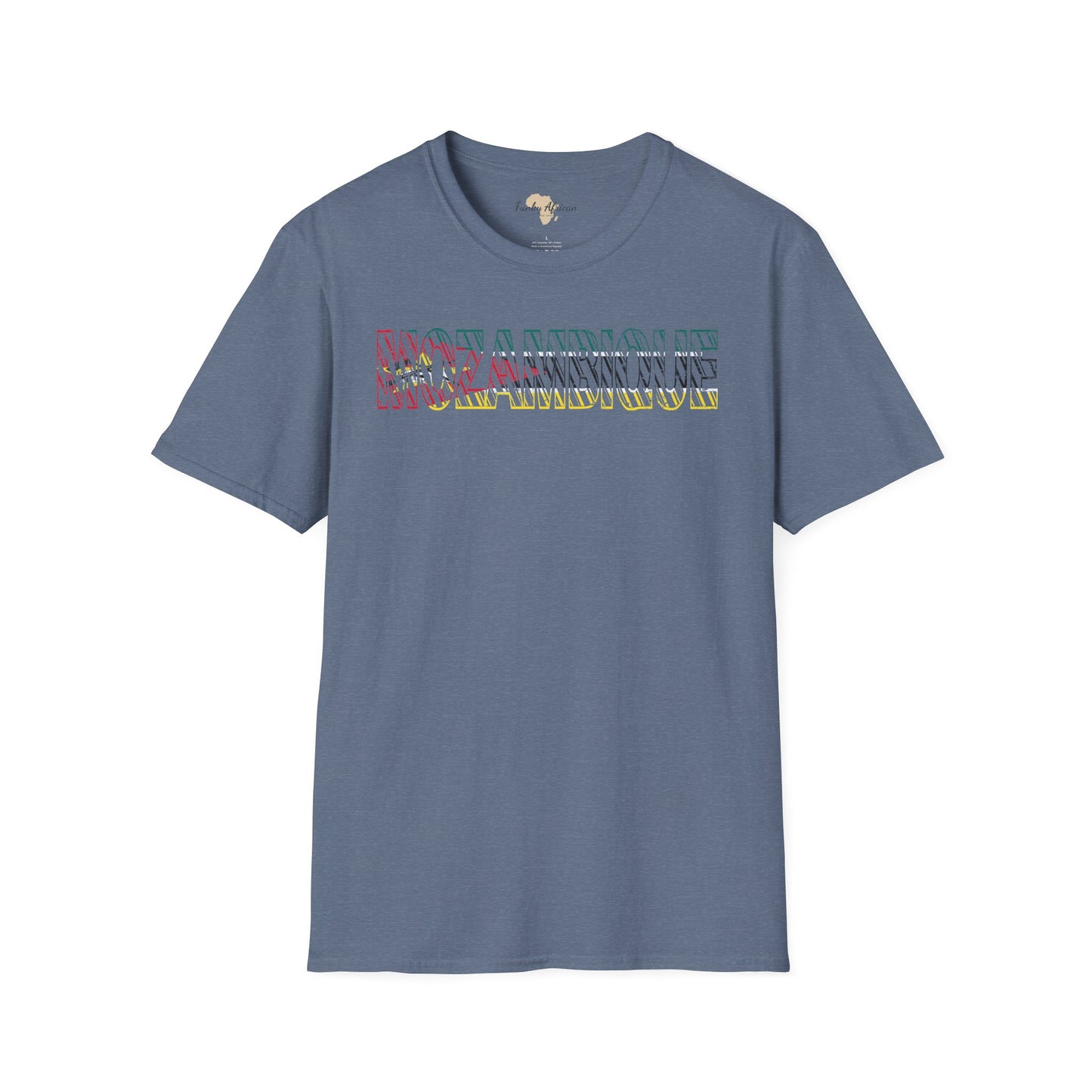 Mozambique text unisex softstyle tee