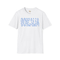 Somalia text unisex softstyle tee