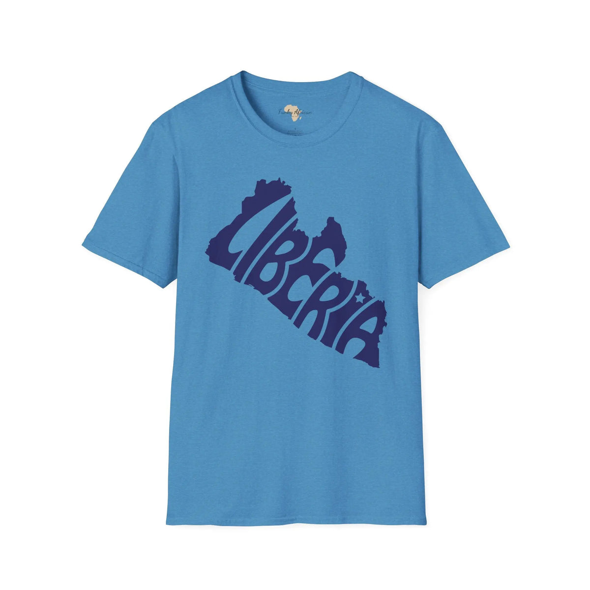 Liberia cut unisex softstyle tee Funky African