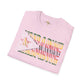 Zimbabwe text unisex softstyle tee