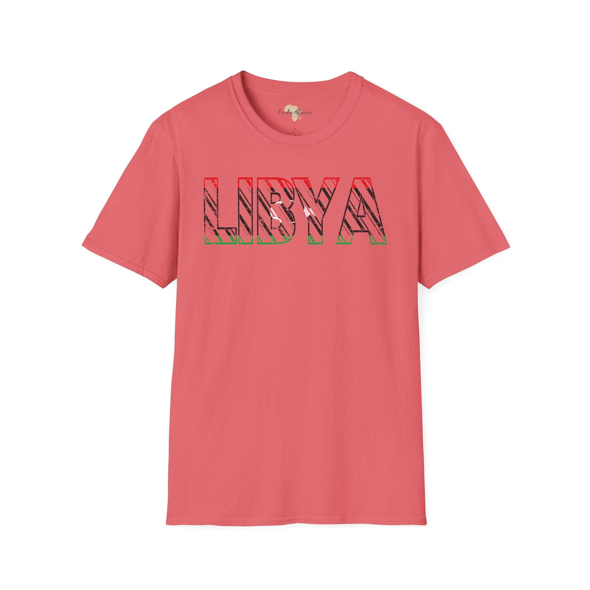 Libya text unisex softstyle tee Funky African