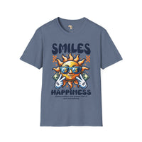 Smiles and happiness unisex softstyle tee