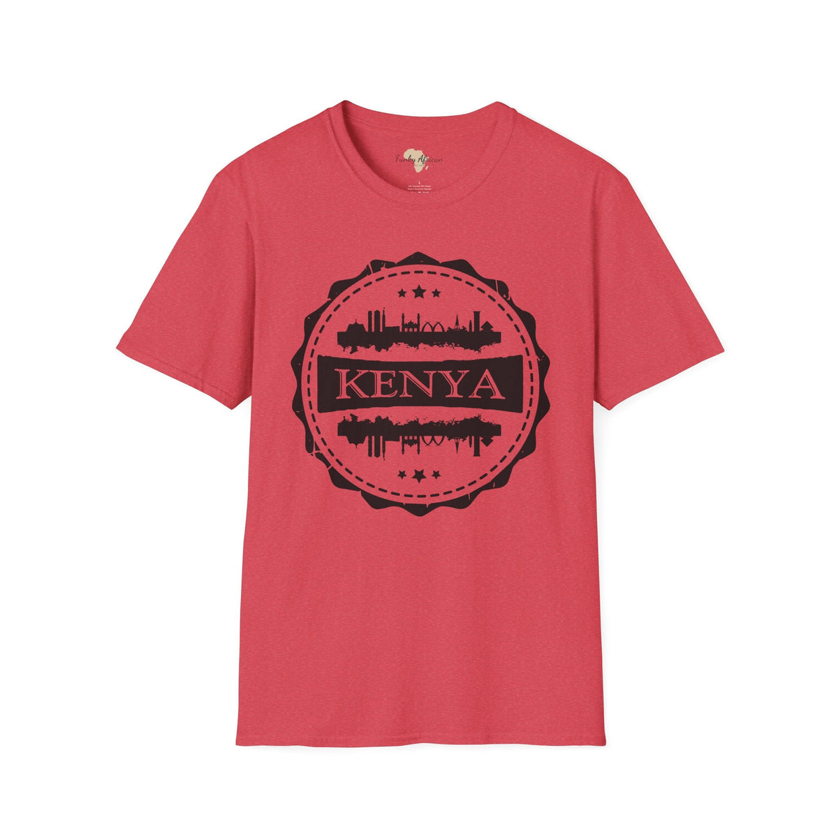 Kenya Stamp unisex tee Funky African
