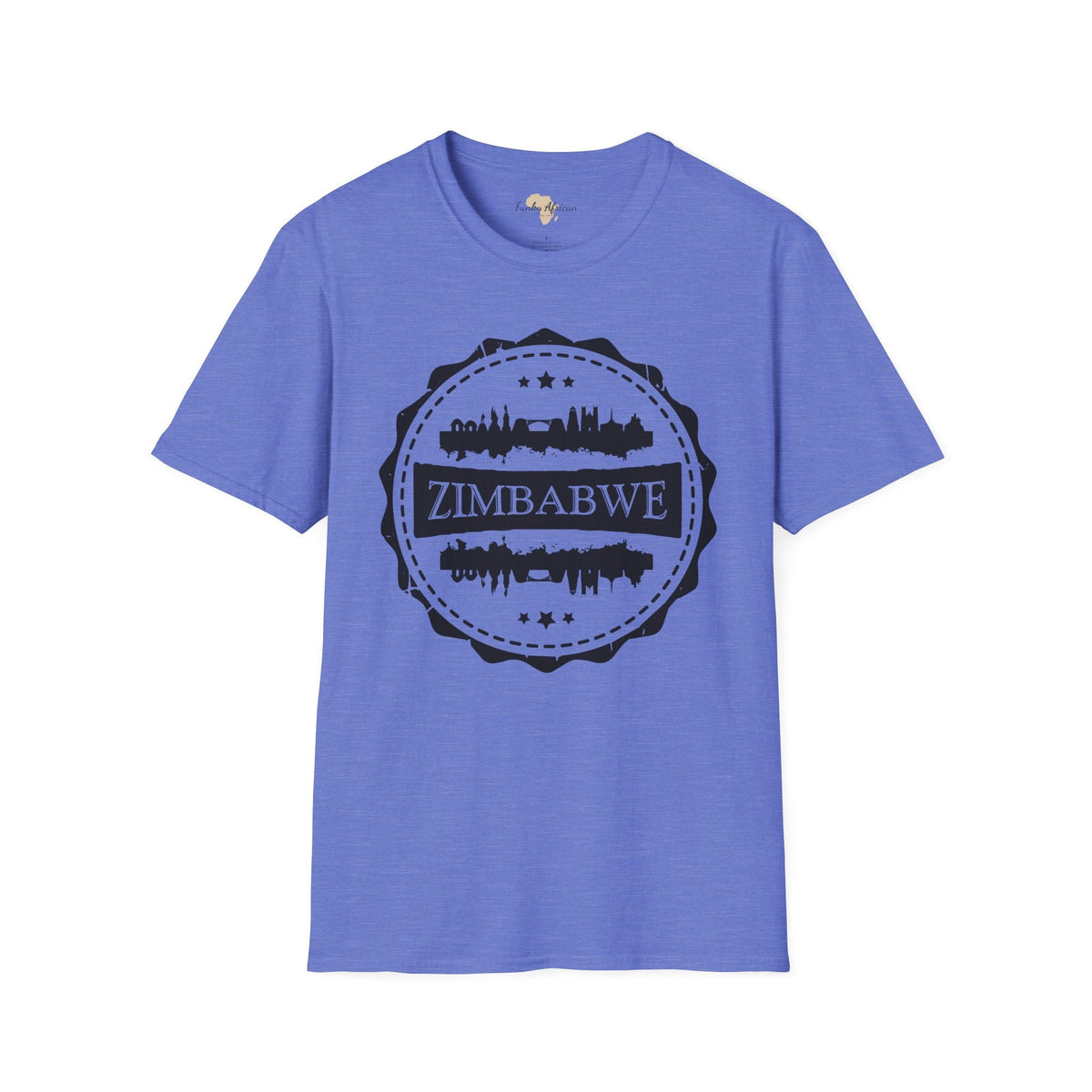 Zimbabwe Stamp unisex tee Printify