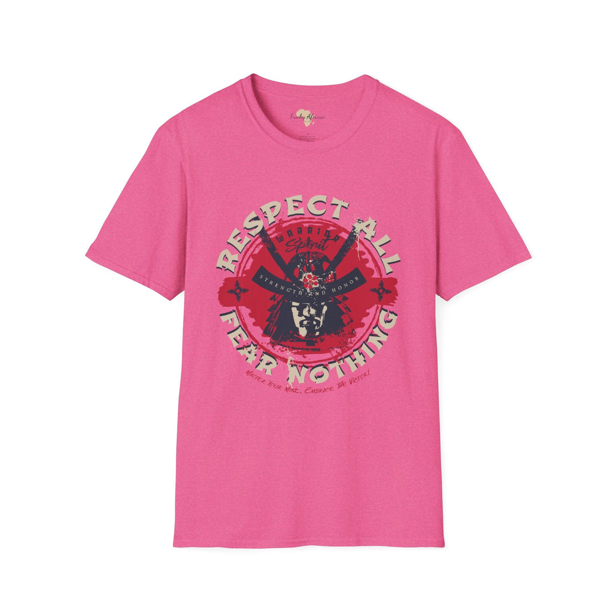 Respect all unisex softstyle tee Funky African