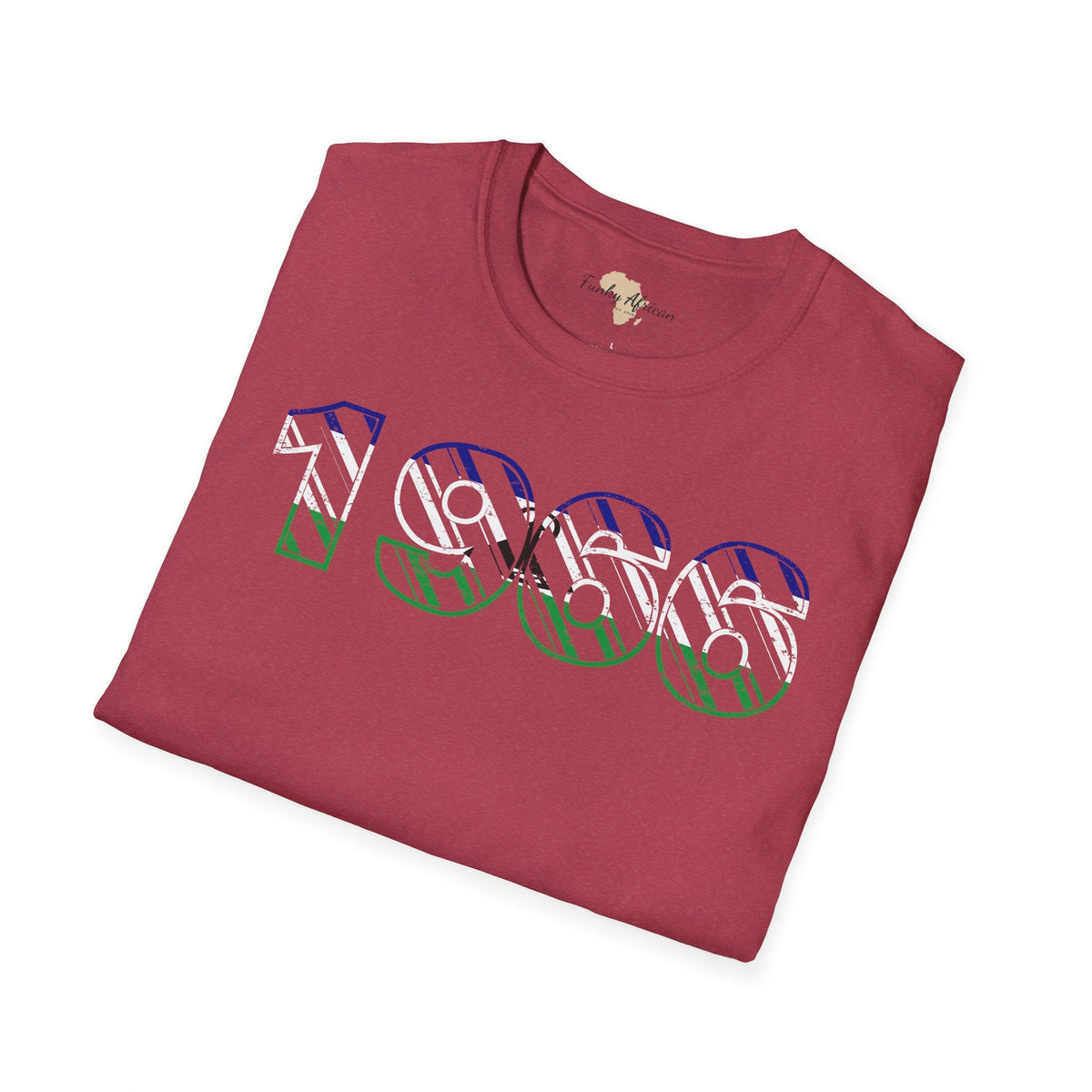 Lesotho year unisex softstyle tee Funky African