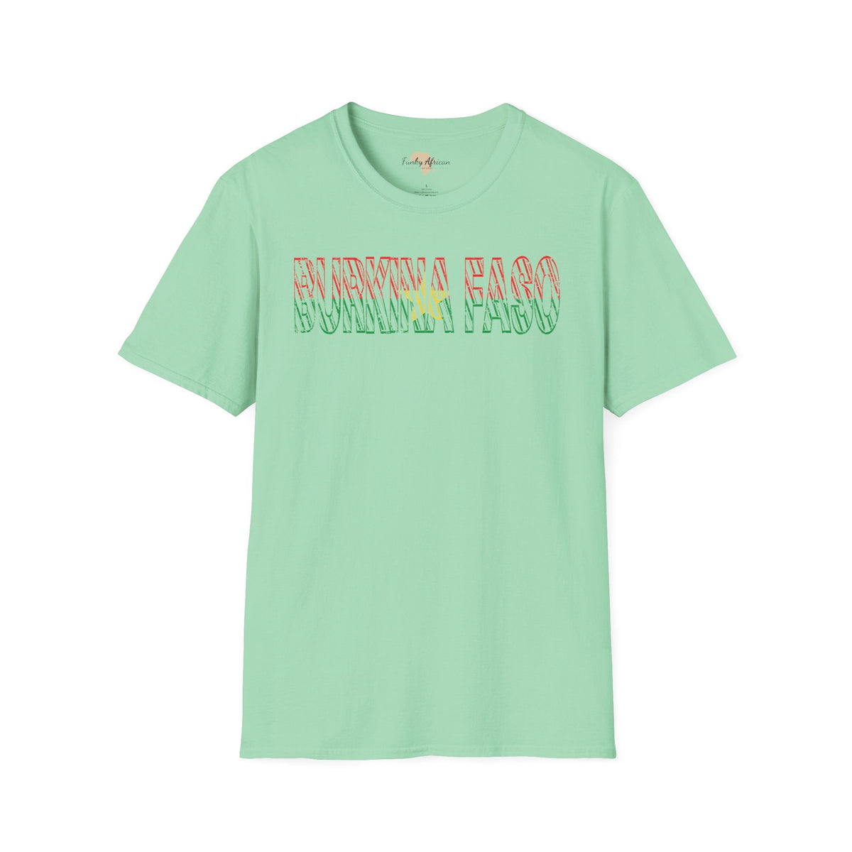 Burkina Faso text unisex softstyle tee Funky African