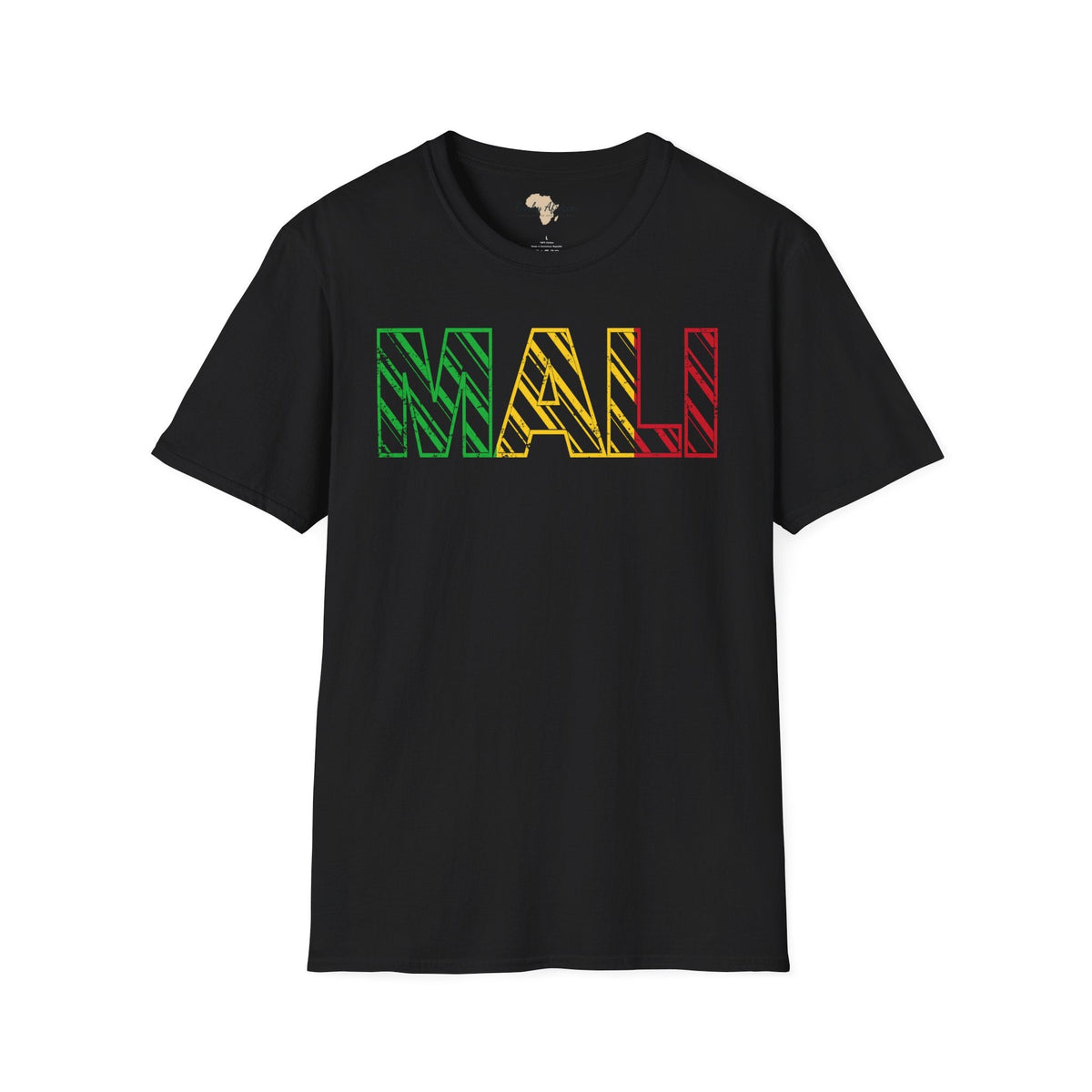 Malian text unisex softstyle tee Funky African