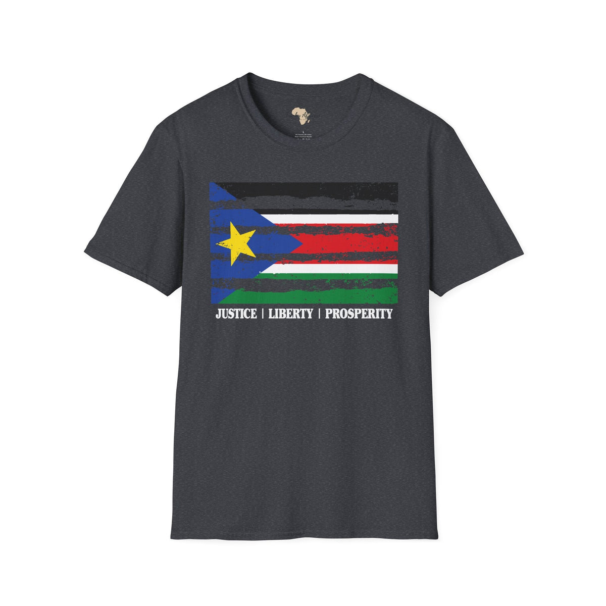 South Sudan strip unisex softstyle tee Funky African