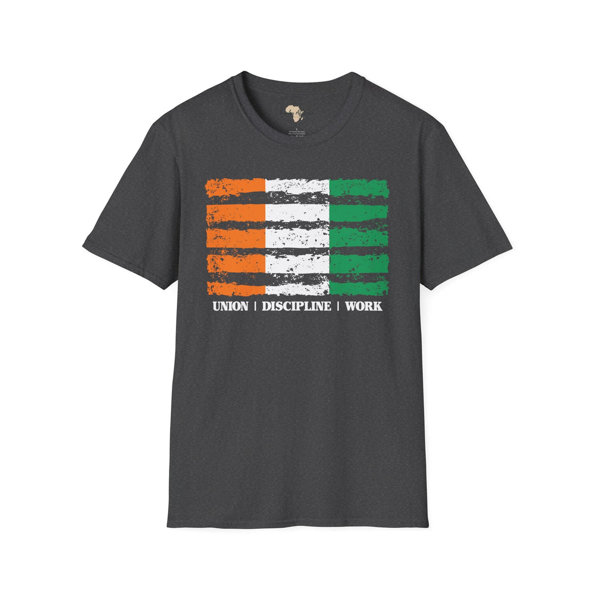 Côte d'Ivoire strip unisex softstyle tee Funky African