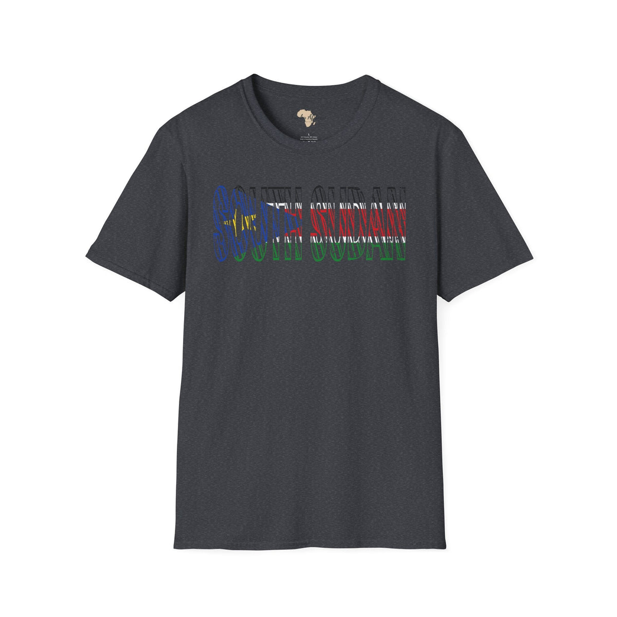 South Sudan text unisex softstyle tee Funky African