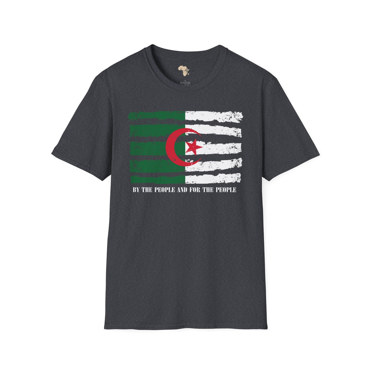 Algeria strip unisex softstyle tee Funky African