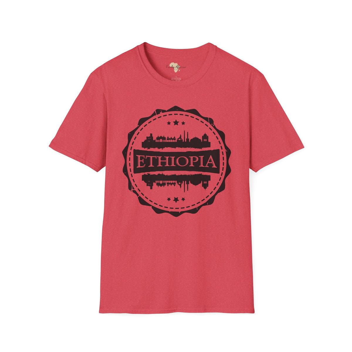 Ethiopia Stamp unisex tee Funky African