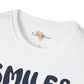 Smiles and happiness unisex softstyle tee
