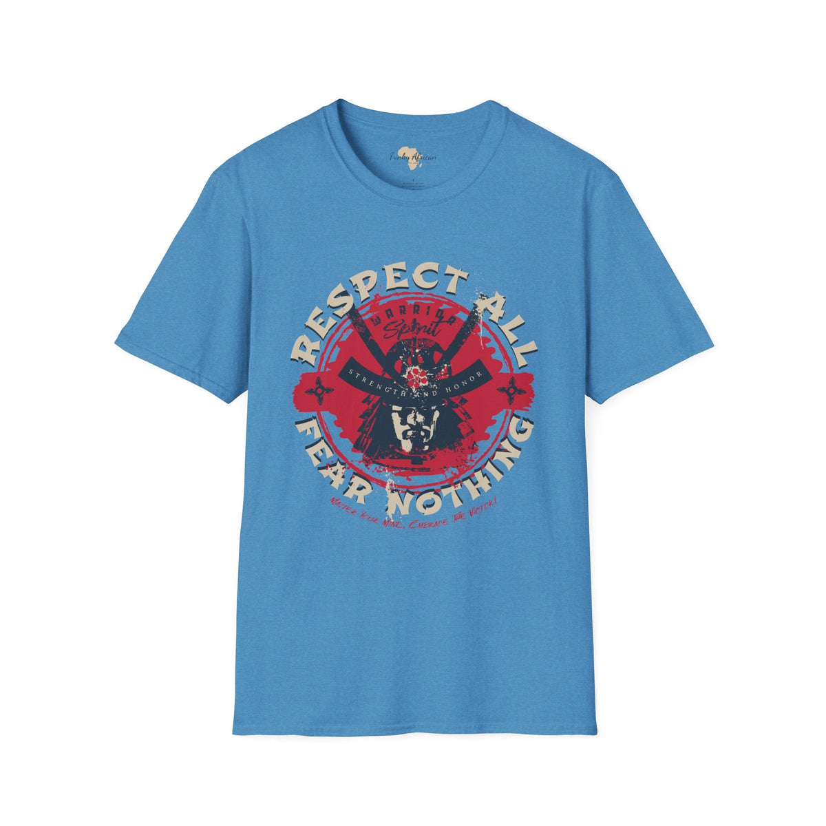 Respect all unisex softstyle tee Funky African