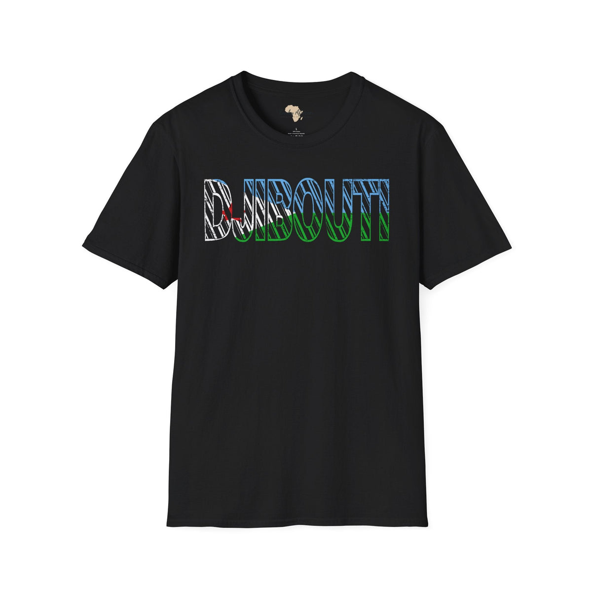 Djibouti text unisex softstyle tee Funky African