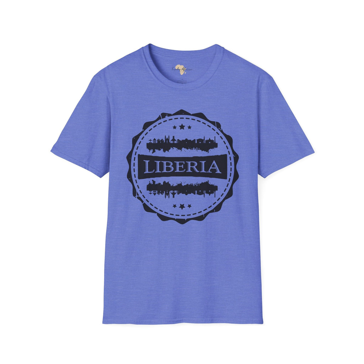 Liberia Stamp unisex tee Funky African